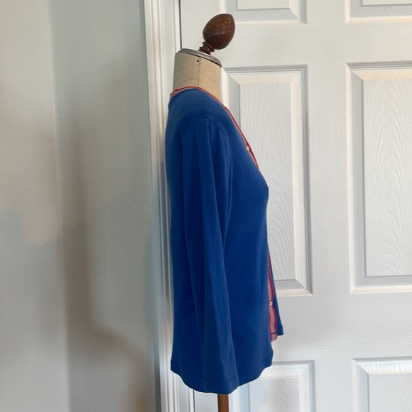 Y2K Tommy Jeans Hilfiger top blue women’s M - Picture 3 of 8